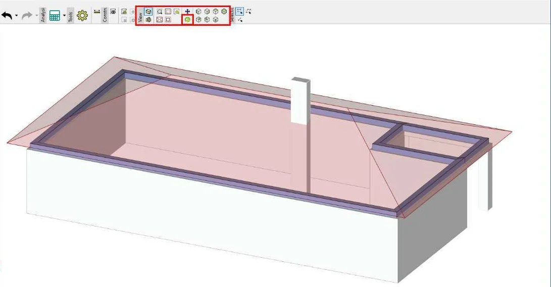 TRUSS4 Truss 3D — kontyolt tető tetősíkjainak 3D modellje